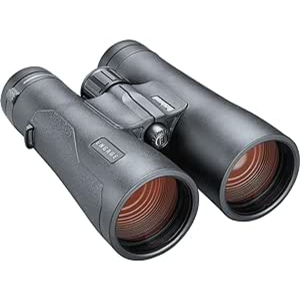 Bushnell Engage 12x50 mm vispārējas nozīmes binoklis BEN842 korpusā un siksniņā iekļauts augstas kvalitātes BEN1250 dielektrisks melns 8,50 collas. Papildus 8,20 collas. Papildu 3,20 collas.