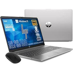 HP, 250 G9 piezīmjdators 2024 īpaši kluss, RAM 16 GB, SSD 512 GB, FullHD 15,6 collu displejs, Intel N6000 4 Core 3,3 GHz, aizmugurgaismota tastatūra, Touch Id, Win 11 Pro, Libre Office, Instant One