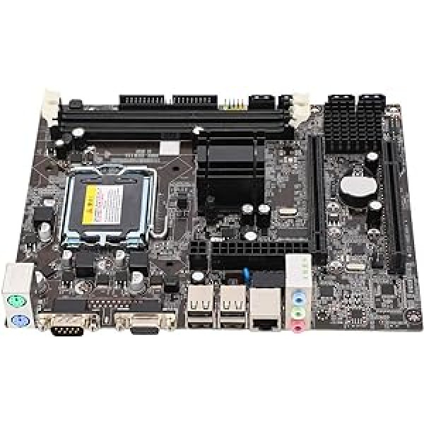 ASHATA galvenā plate LGA 775, datora cita plate galddatora plate priekš Intel G41M LGA775 DDR3 1066 1333MHz ar VGA portu PCI slots USB 2.0 slots SATA 2.0 interfeiss