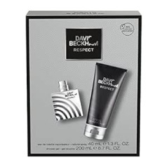 David Beckham – Respect EDT 40 ml + dušo želė 200 ml – dovanų rinkinys