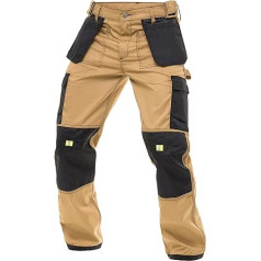 FASHIO FF Herren-Bauhose, taktische Feldsicherheit, Cordura, knieverstärkt, mehrere Taschen, Schreiner-Utility-Arbeitshose