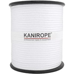 Kanirope® PP Seil Polypropylenseil MULTIBRAID 3mm 500m Farbe Weiß (0100) 16x geflochten