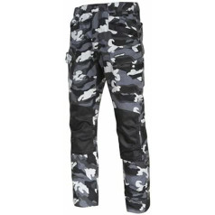 K&G Profesionālās darba bikses Lahti Pro L40514 Cammo Slim Fit Vīriešu darba bikses Aizsargbikses Drošības bikses Vīriešu bikses Kombinētās bikses amatniekiem Dārzkopju mehāniķiem