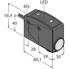 3075041 — R58ECRGB2, Opto sensors Winkellichttaster Farbmarkensor