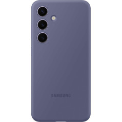 Samsung Oriģinālais silikona vāciņš priekš Samsung Galaxy S24 silikona korpusa, violets