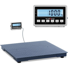 LCD sandėlio platforminės svarstyklės 100 x 100 cm 1000 kg / 0,2 kg