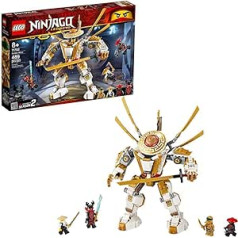 Lego 71702 Ninjago Legacy Golden Mech ar Lloidu, Vu un ģenerāli Kozu, nindzju celtniecības komplektu