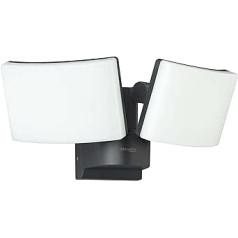 Oktaplex apgaismojums Cali Dos LED āra prožektors 40 W | 2 galviņas āra prožektoru siena IP65 3000 K Silti balts | Floodlight Antracīts