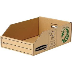 Bankers Box Earth Series Kleinteilebox 200mm (aus 100% recyceltem Karton, 50er-Packung) braun