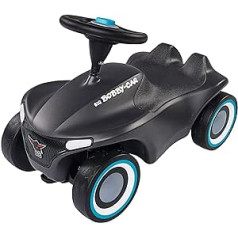 Big Bobby-Car-Neo Anthracite — коляска для использования в помещении и на открытом воздухе, детский автомобиль с шинами Whisper и двумя сменными цветами дисков, для детей от 1 года