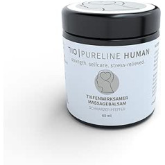 710 Pureline Human Massage Balm — Глубокая эффективная релаксация семян конопли для мышц и суставов, веганский, протестировано в лабораторных условиях, 