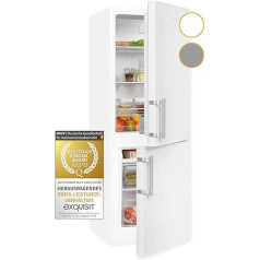 Изысканная комбинация холодильника и морозильника KGC233-60-HE-040D Белый | Отдельностоящий холодильник с морозильной камерой, объем 173 л | Светод