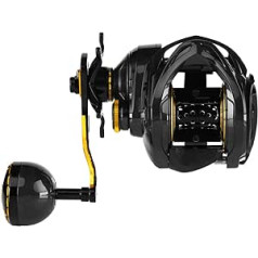 Baitcastrolle,Koefaser-Baitcasting-Rolle 6 + 1BB Baitcaster-Rolle Angelrolle Hochgeschwindigkeits-6,3: 1-Übersetzungsverhältnis Magnetbremssystem