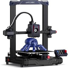 Anycubic Kobra 2 Neo 3D printeris, 250 mm/s liela ātruma ievades 3D printeris, ātrāks drukāšanas ātrums, lietotājam draudzīgs iesācējiem, LeviQ 2.0 automātiskā izlīdzināšana, atvērtā koda