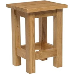 Hallowood Furniture Waverly Oak Kleiner Tisch, Beistelltisch in Eiche Hell, Couchtische aus Holz für Wohnzimmer, Konsolentisch, Beistelltisch, Beistelltisch, Kleiner Lampentisch & Beistelltisch