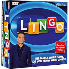 IDEAL, „Lingo: The Family Word Game“, „Ar žinote savo lingo?“, „Family TV Show“ stalo žaidimas, skirtas 3 ir daugiau žaidėjų, 10 ir daugiau metų