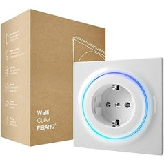 FIBARO Walli Outlet F / Z-Wave Plus viedās mājas viedā ligzda F tips, FGWOF-001