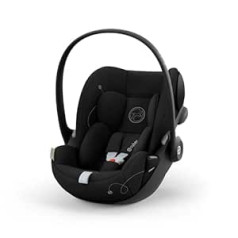 CYBEX Gold Cloud G i-Size Comfort Baby Car Seat with Newborn Insert, From Birth to Approx. 24 Months, for Children from 40 cm to 87 cm, Max. 13 kg, Moon Black