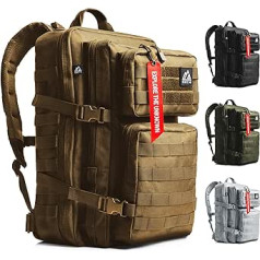 MNT10 Outdoor Backpack 28L & 40L I Taktiskā mugursoma vīriešiem Sievietēm I US Cooper Mugursoma I Darba mugursoma vīriešiem I Armijas mugursoma Militārā I Mugursoma ceļojumiem, darbam, skolai, sportam, Bushcraft, zaļa