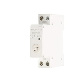 16A Circuit Breaker Intelligent WiFi Circuit Breaker Timer Switch for Distribution Box 1P AC230V 50Hz IP20 (1P 16A)