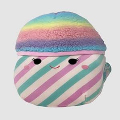 Squishmallows Rare 12 collu Bevin Rainbow sniega kapsulas plīša - pievienojiet Bevin savam pulkam, īpaši mīksta rotaļlieta ar pildījumu, liela plīša rotaļlieta, oficiālais Kellytoy plīša