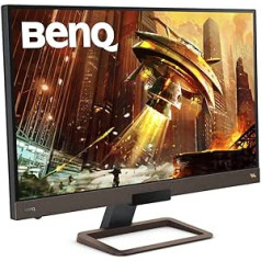 BenQ EX2780Q žaidimų monitorius 68,6 cm / 27 colių WQHD 144Hz HDR 120Hz Suderinamas su Xbox Series X, metalinis ruda
