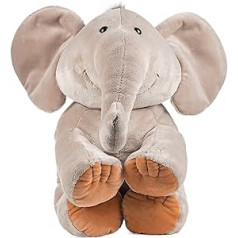 Schaffer Knuddel mich! 4234 Plüsch Elefant, Grau, 41 cm, XL (1 iepakojums)