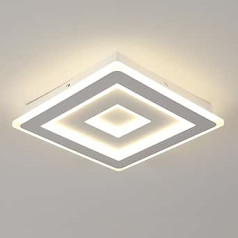 Comely LED griestu apgaismojums kvadrātveida, moderns griestu apgaismojums 42 W 4725 LM 30 cm kvadrātveida LED akrila LED griestu apgaismojums, LED lampas baltas guļamistabai, viesistabai, gaitenī, dabiskais apgaismojums 4500 K