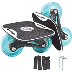 TTYY Коньки для дрифта Freeline Колеса из искусственной кожи Freeline Спортивная педаль из АБС-пластика Нескользящая износостойкая ленд-серфинг