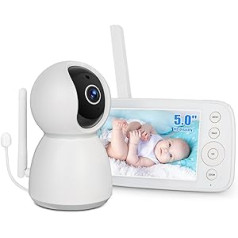 Wqplo Babyphone 5 Zoll Baby Monitor