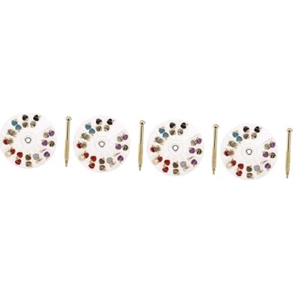 ‎Minkissy minkissy 4 komplekti Nagu piekariņi Nagu rotaslietas Nagu rotaslietas Nagu instrumenti Nagu instrumenti Nagu rotājumi Alloy Crystal Nail Plug Glitter Nail Plug Nail Pendant Drill Set