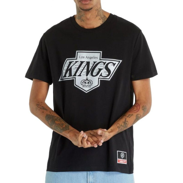 Mitchell & Ness NHL komandas logo T-krekls Los Angeles Kings M BMTRINTL1180-LAKBLCK / L