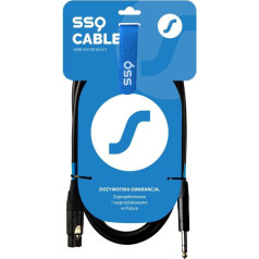 Ssq xlrjs3 - xlr sieviete / 6,3 mm stereo ligzda