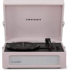 Crosley Voyager Turntable with 2 Speakers, Bluetooth In & Out and AUX - 3 Speed Retro Record Player - For 7