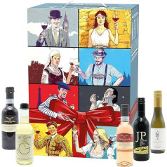 Kalea Wein Tasting Verkostungsbox | 24 ausgewählte Weine aus aller Welt | Rotwein | Weißwein | Rosé Weine | Weingeschenk für Männer und Frauen