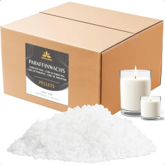 Waxcanpy Candle Wax for Casting, 5 kg, Candle Sand & Candle Wax Granules for DIY Candle Projects, Paraffin Wax for Candles, Ideal for Making and Refilling Your Own Candles