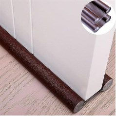 AUTUCAU Under Door Draught Excluder 37 Inch Adjustable Insulation Double Sided Soundproof Door Air Draught Blocker for Noise Light Odor Stopper Upgraded Version