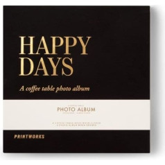 Printworks fotoalbumi - Happy Days Black (S)