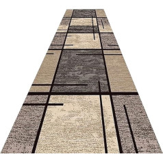 AMSXNOO Carpet Runner Hallway Machine Washable Non-Slip Carpet in Living Room Area Soft Warm Thick Carpet Mat Long for Kitchen Bedroom Entrance Office Commercial Dwelling Home Business