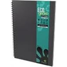 Artgecko Recycled A3 Portrait Sketchbook 80 Pages (40 Sheets) 150gsm Recycled White Card