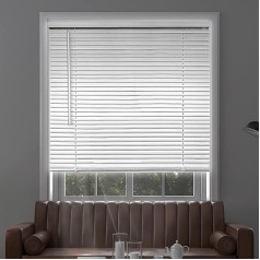 CHICOLOGY Window Blinds, Mini Blinds, Window Blinds, Door Blinds, Window Blinds, Horizontal Window Blinds, Night White (Blackout), 30