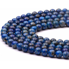 64-70 gabali 6mm dabiskā apaļā akmens pērlītes dabiskā Lapis Lazuli dārgakmens enerģijas akmens dziedināšanas spēks Loose pērlītes gludas DIY amatniecības rokassprādze kaklarota rotaslietas un rotājumi