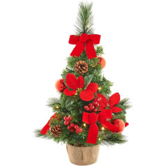 WeRChristmas zaļā galda apdare 2ft 60cm