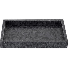 SUMTree Black Marble Plate Serving Tray Serving Plate Tray Serving Plate Tray Jewellery Plate Chopping Board Kafijas galds Mājas apdare Dzīvojamā istaba Deserts Virtuve Vannas istaba Uzglabāšana atslēgām Sveces