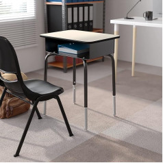 Flash Furniture Open Front Desks Alloy Steel Grey Grey
