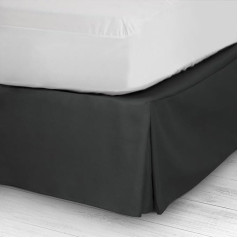 10Xdiez Dim Graphite 148 Bed Cover (Bed 150cm / Graphite Black) - Bed Frame