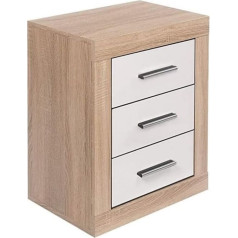 Liquidator L Bedside Table, Wood, Cambrian White, Mediano