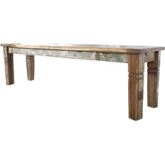 solid Wood Solid Furniture wood Bench 160x40 lacquered Antique wood Solid Furniture Spirit #35