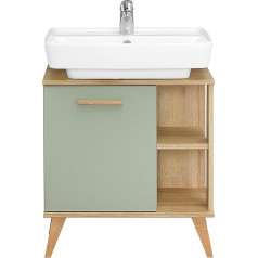 Pelipal Quickset 963 Vanity Unit 65 x 60,5 x 33 cm Sage Nb/Riviera Oak Landscape Nb Wood