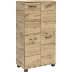 Schildmeyer Nora Highboard 144971 Oak Country House Decor 60 x 32,6 x 117 cm (platums x dziļums x augstums)